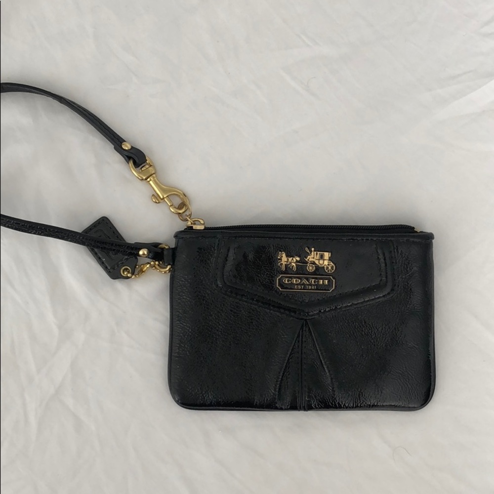 Coach Patent Wristlet